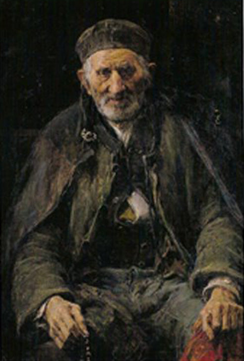 Anciano by Jose Benlliure Gil,A3(16x12")Poster