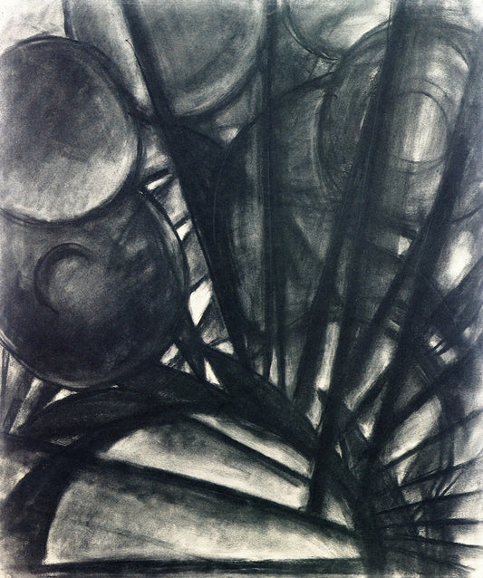 Abstraction, Number 2, vintage artwork by Arthur Dove, 12x8" (A4) Poster