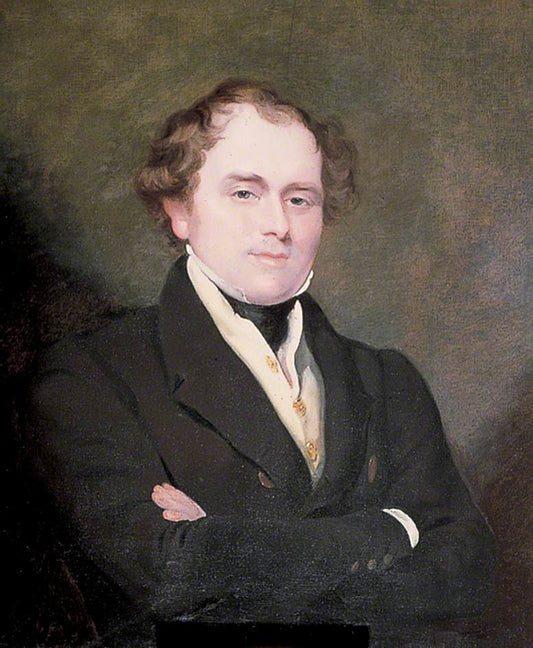 Lieutenant Waghorne, vintage artwork by George Hayter, 12x8" (A4) Poster