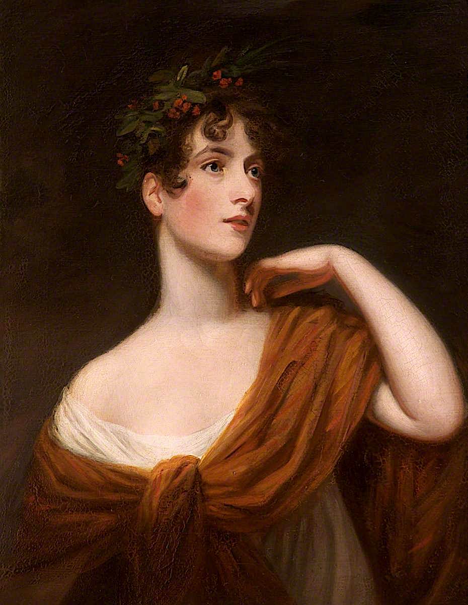 Elizabeth Searle as Miranda, vintage artwork by John Opie, 12x8" (A4) Poster