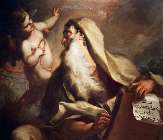 Prophet Isaiah, vintage artwork by Antonio Balestra, 12x8" (A4) Poster