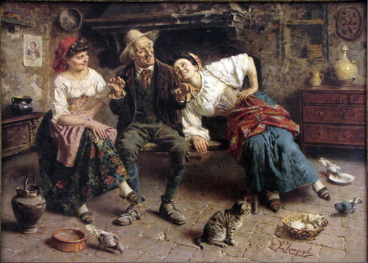 A Happy Story by Eugenio Zampighi,A3(16x12")Poster