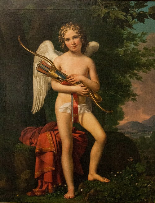 Eros, vintage artwork by Joseph Paelinck, 12x8" (A4) Poster