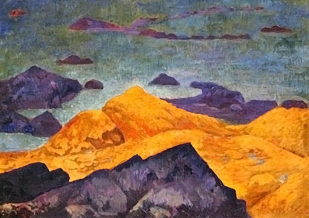Bords de mer, vintage artwork by Paul Serusier, 12x8" (A4) Poster