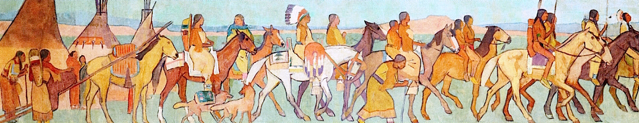 Indian Procession by Edwin Willard Deming,A3(16x12")Poster