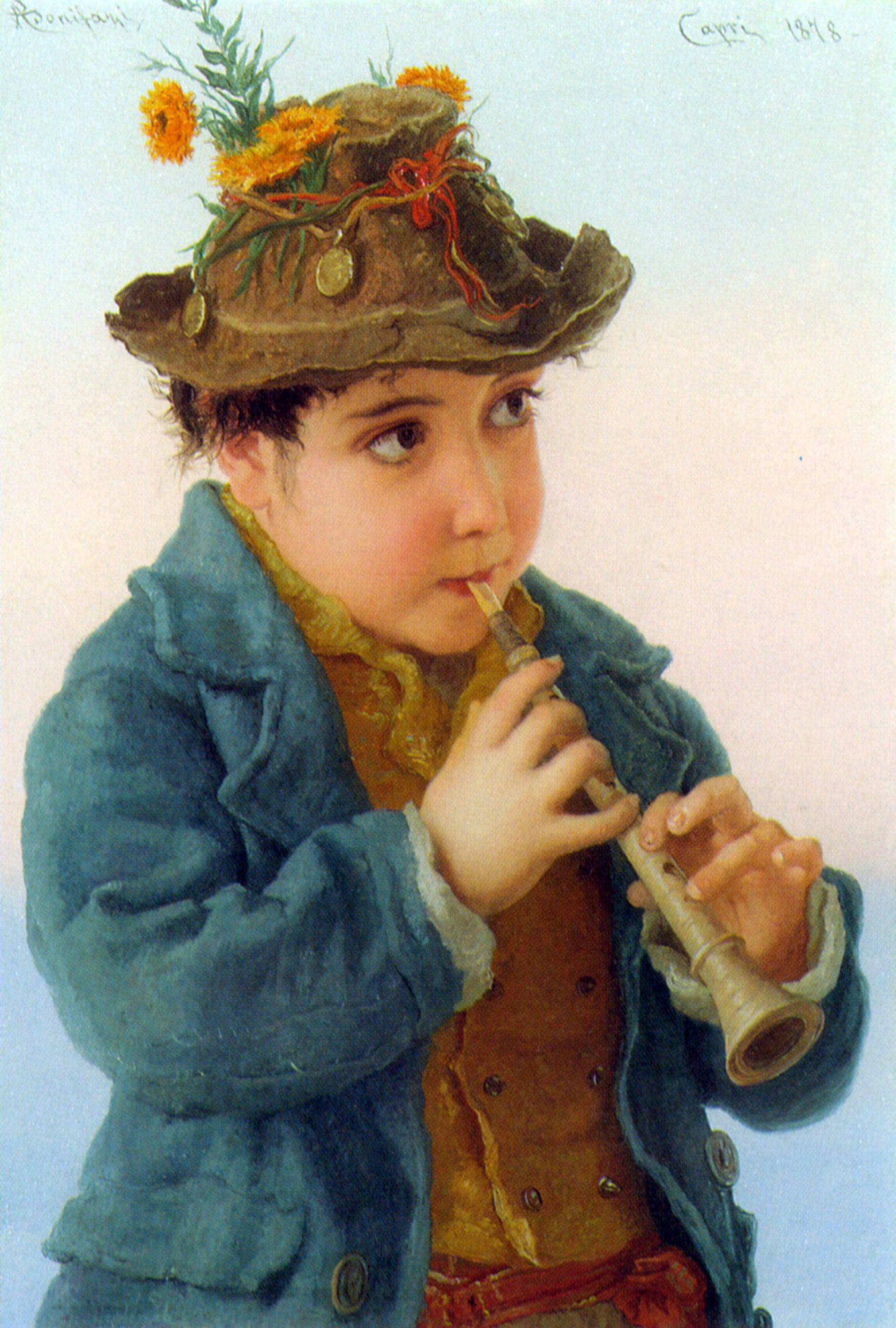 The Little Savoyard, vintage artwork by Adriano Bonifazi, 12x8" (A4) Poster
