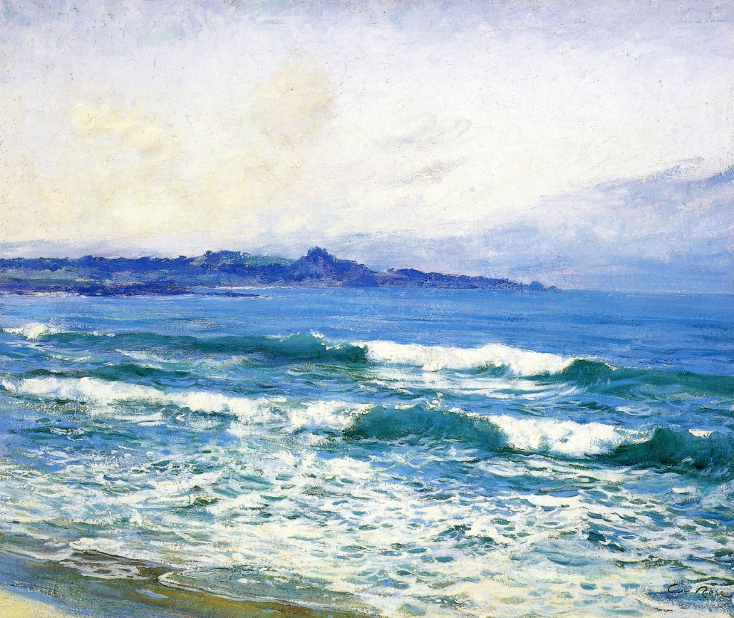 Mission Point, vintage artwork by Guy Orlando Rose, 12x8" (A4) Poster