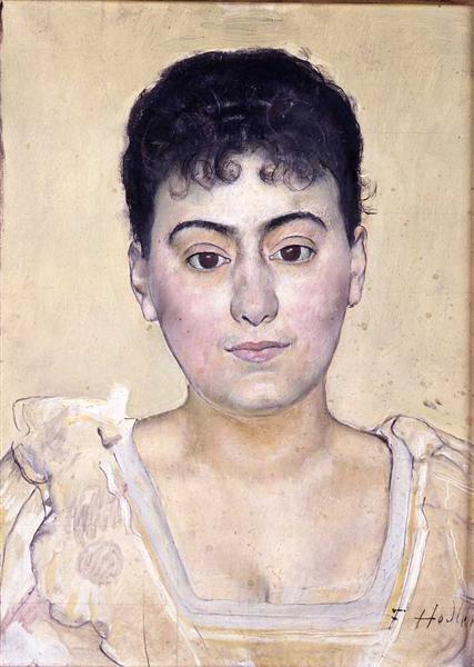 Portrait of Madame de R. by Ferdinand Hodler,A3(16x12")Poster