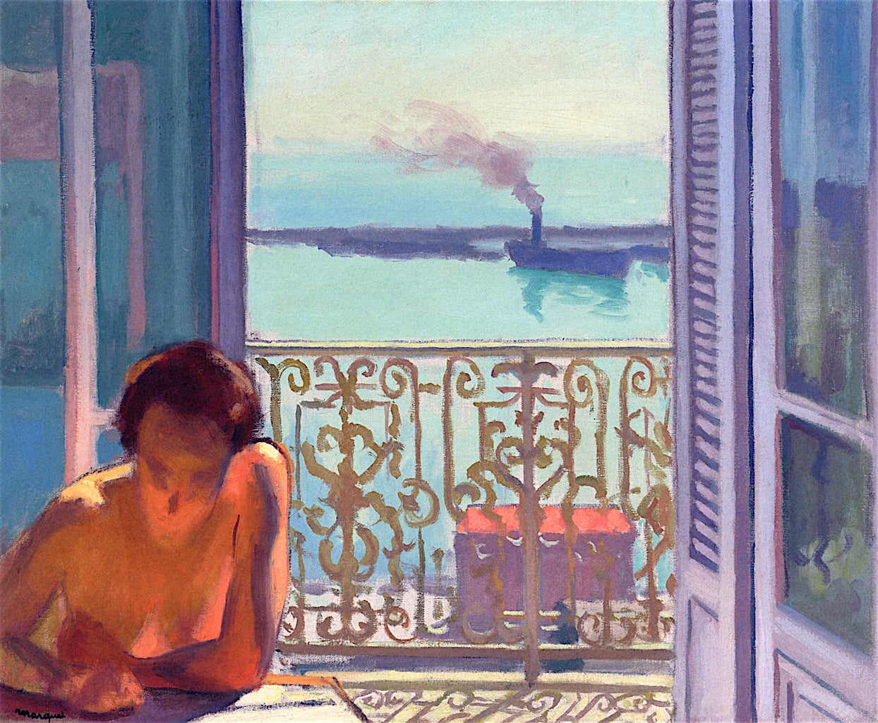 Against the Light, Algiers by Albert Marquet,16x12(A3) Poster