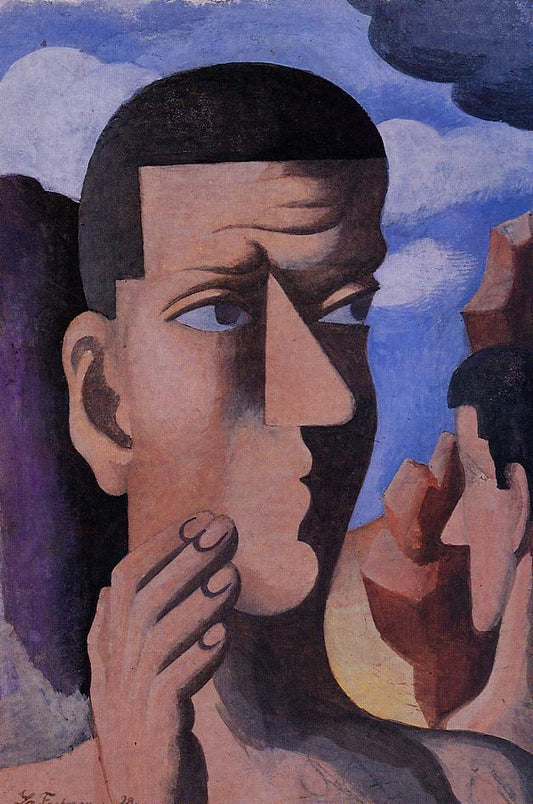 Castor and Pollux, vintage artwork by Roger de la Fresnaye, 12x8" (A4) Poster