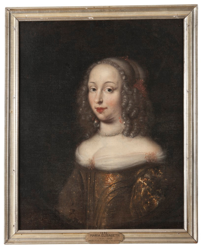 Maria Elisabet, Princess of Holstein-Gottorp, vintage artwork by Jurgen Ovens, 12x8" (A4) Poster