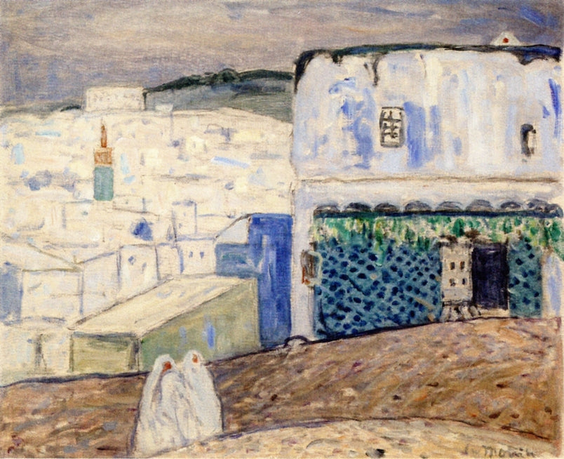 Tangier, the Town, vintage artwork by James Wilson Morrice, 12x8" (A4) Poster