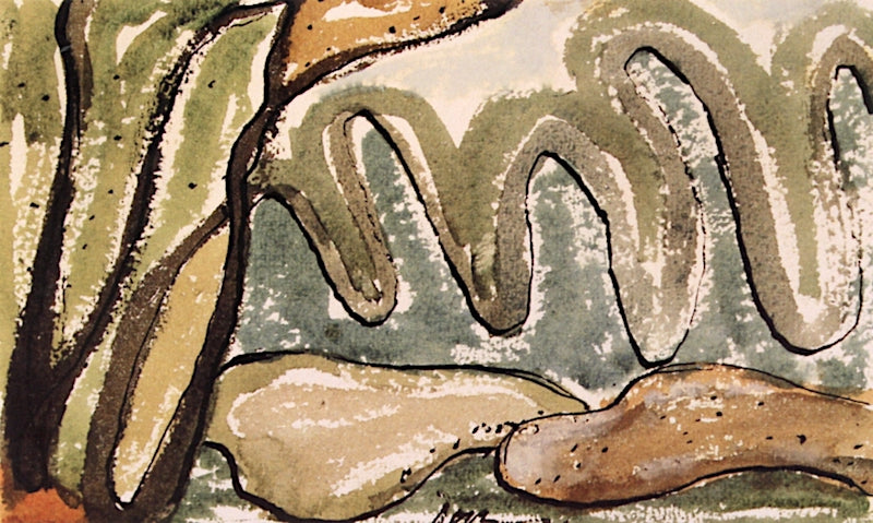 Canandaigua Outlet, Oaks Corner by Arthur Dove,16x12(A3) Poster