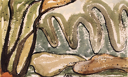 Canandaigua Outlet, Oaks Corner by Arthur Dove,16x12(A3) Poster