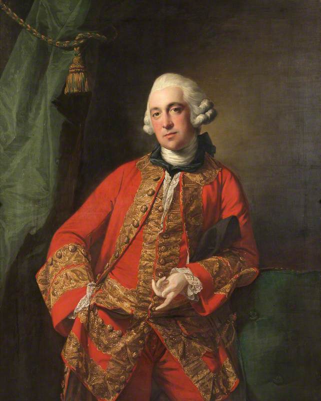 Richard Myddelton, vintage artwork by Francis Cotes, R.A., 12x8" (A4) Poster