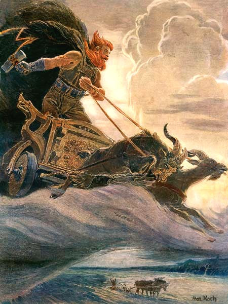 Donar-Thor by Max Koch,A3(16x12")Poster