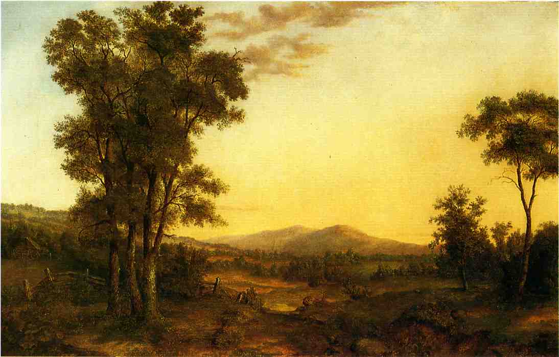 Hudson River Landscape, vintage artwork by Asher Brown Durand, A3 (16x12") Poster Print