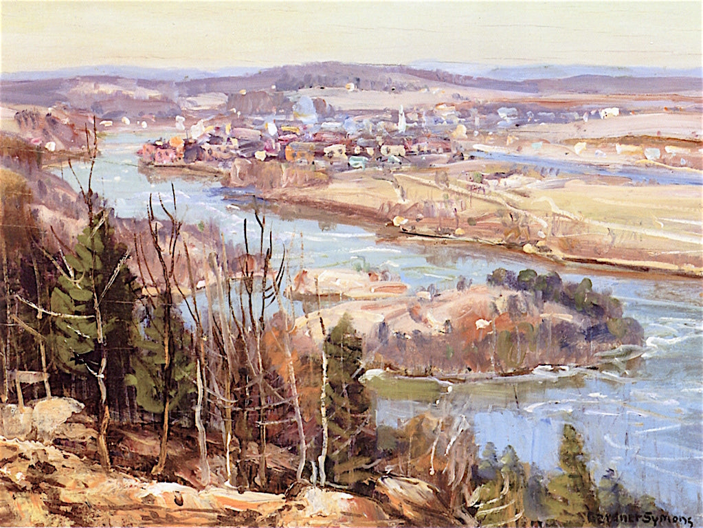 Connecticut River by George Gardner Symons,A3(16x12")Poster