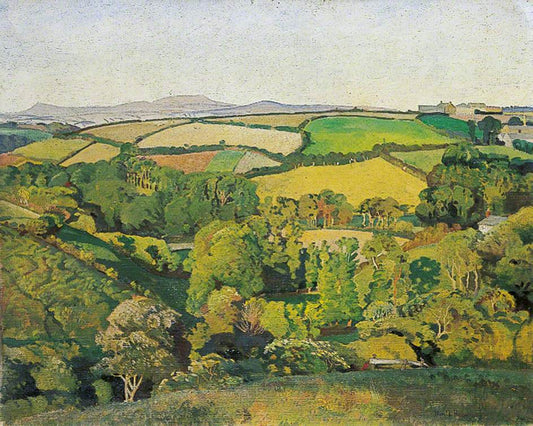 Drift Valley, vintage artwork by Harold Charles Francis Harvey, 12x8" (A4) Poster
