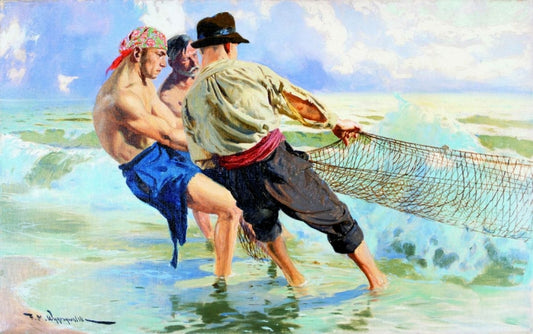 Drawing in the Net by Feliks Michal Wygrzywalski,16x12(A3) Poster