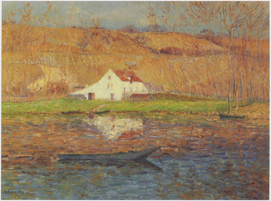By the Loing River by Gustave Loiseau,A3(16x12")Poster