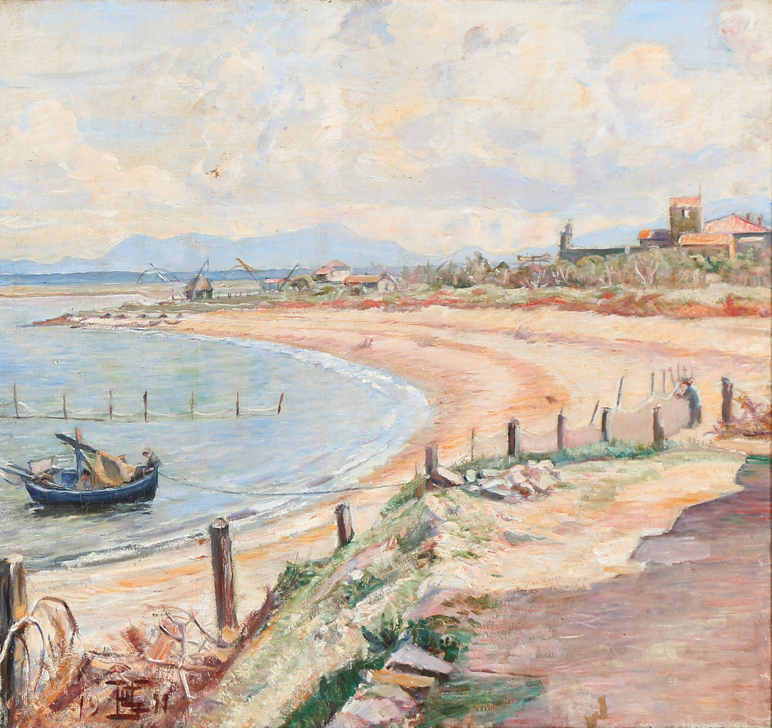 outh of the Arno at La Marina di Pisa by Poul S Christiansen,A3(16x12")Poster
