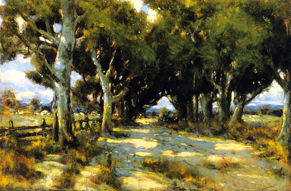 Sunny Day, El Camino Real by Manuel Valencia,A3(16x12")Poster