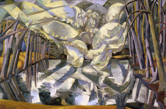 Chestnut Waters, vintage artwork by Paul Nash, 12x8" (A4) Poster