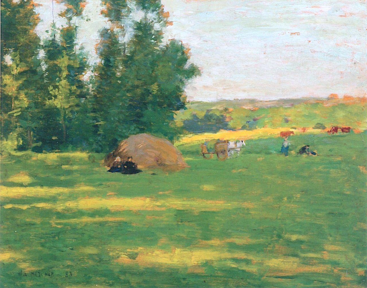 Lengthening Shadows, No. 1 by Willard Leroy Metcalf,A3(16x12")Poster