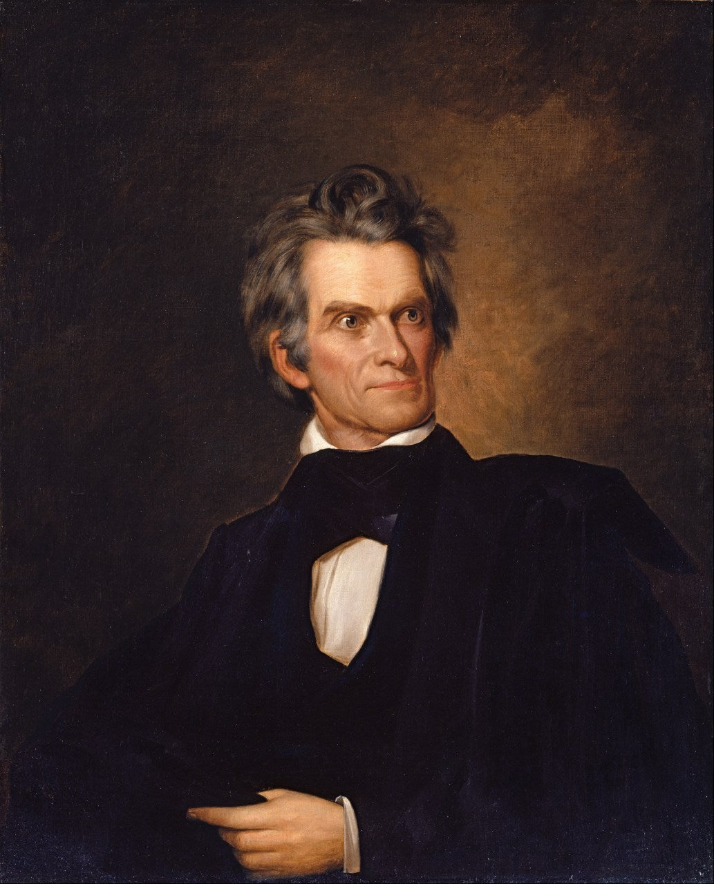 John C Calhoun, vintage artwork by George Peter Alexander Healy, A3 (16x12") Poster Print