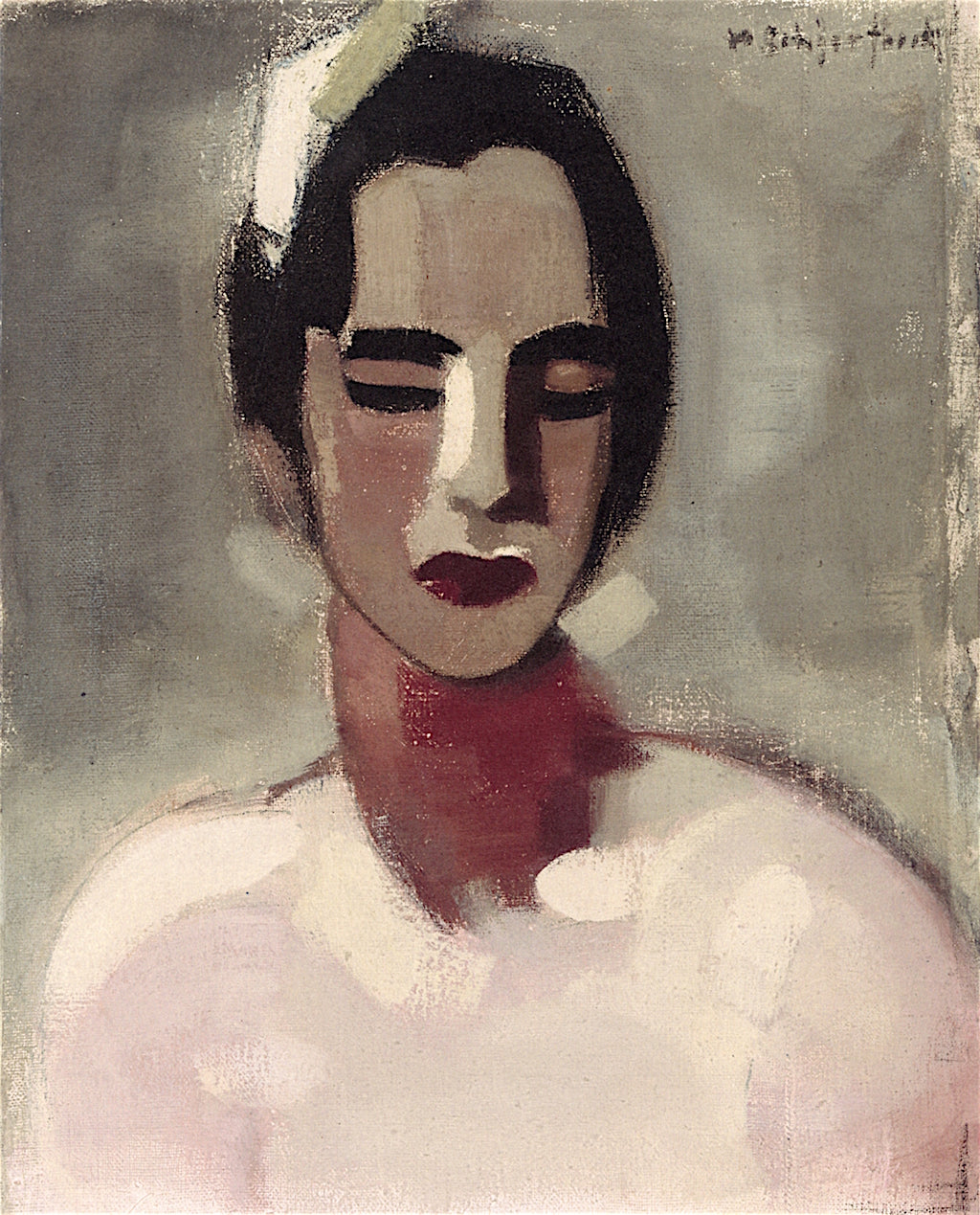Girl from California by Helene Schjerfbeck,A3(16x12")Poster