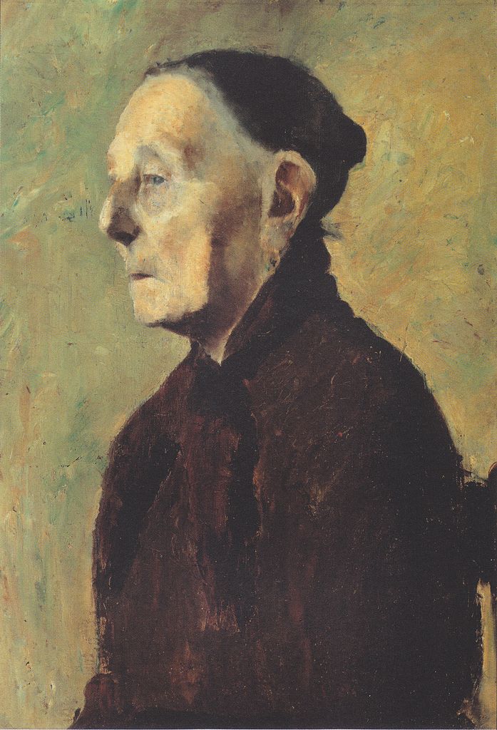 Bust of an Old Woman in Profile by Paula Modersohn-Becker,16x12(A3) Poster