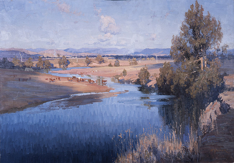 Upper Reaches of the Hawkesbury by Elioth Gruner,16x12(A3) Poster