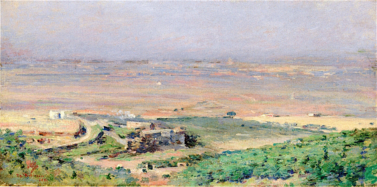 Landscape in Tuscany by Theodore Robinson,A3(16x12")Poster