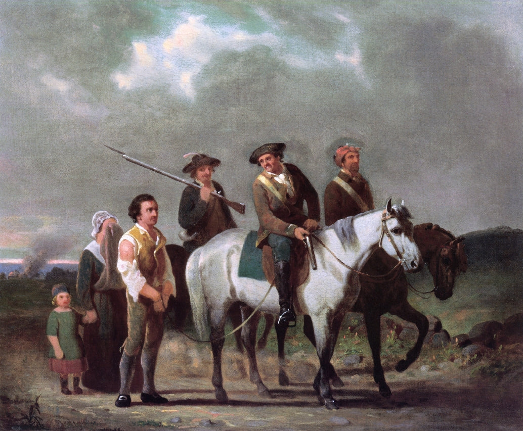 Tories with a Prisoner, vintage artwork by William Tylee Ranney, A3 (16x12") Poster Print