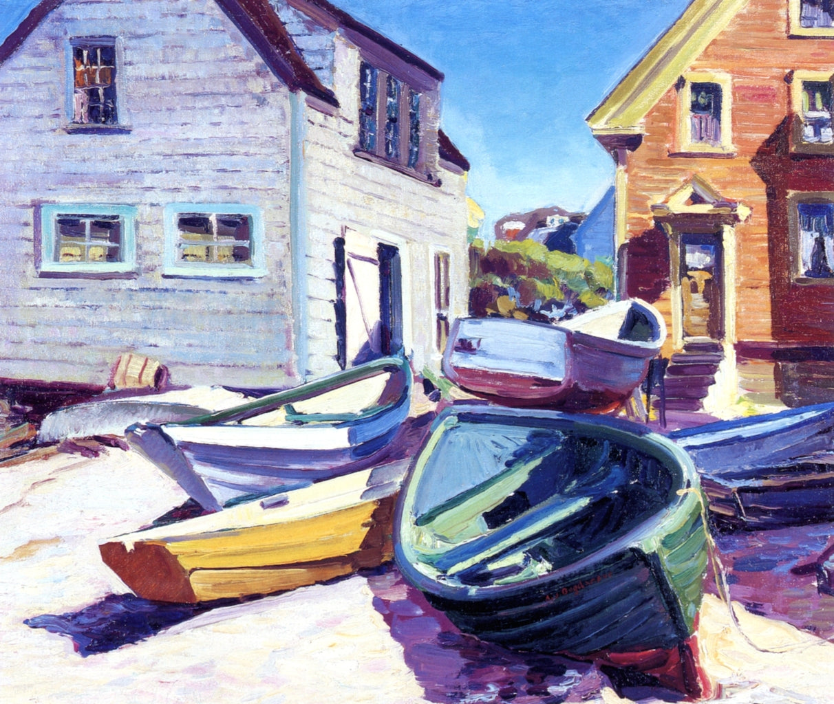 The Boat Nest by Abraham J. Bogdanove,16x12(A3) Poster