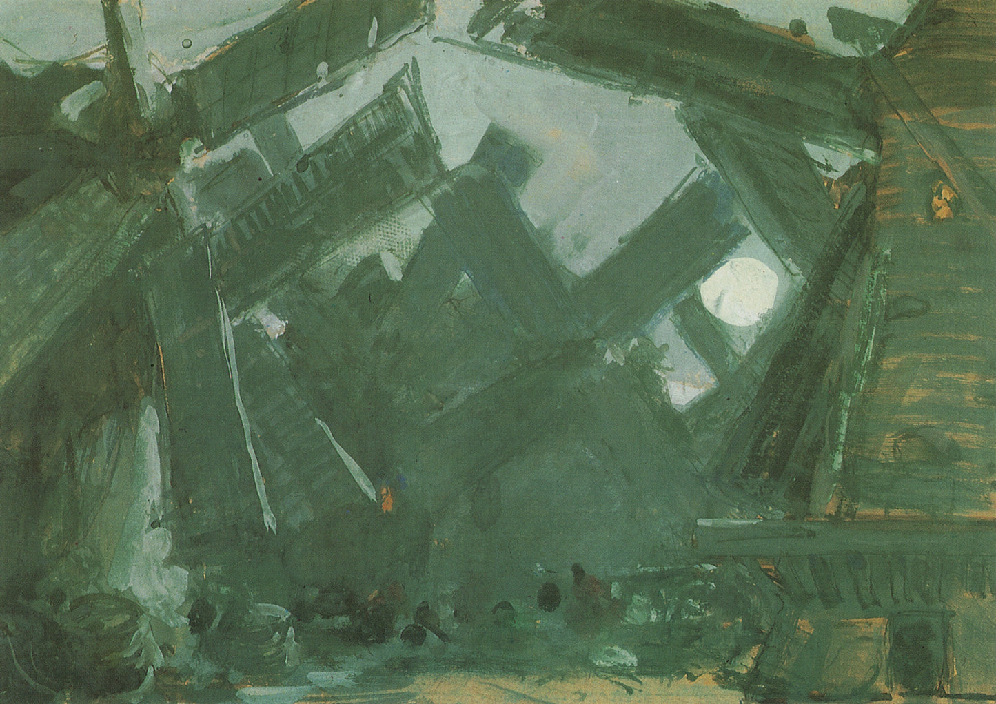 Among the Windmills by Constantin Alexeevich Korovin,A3(16x12")Poster