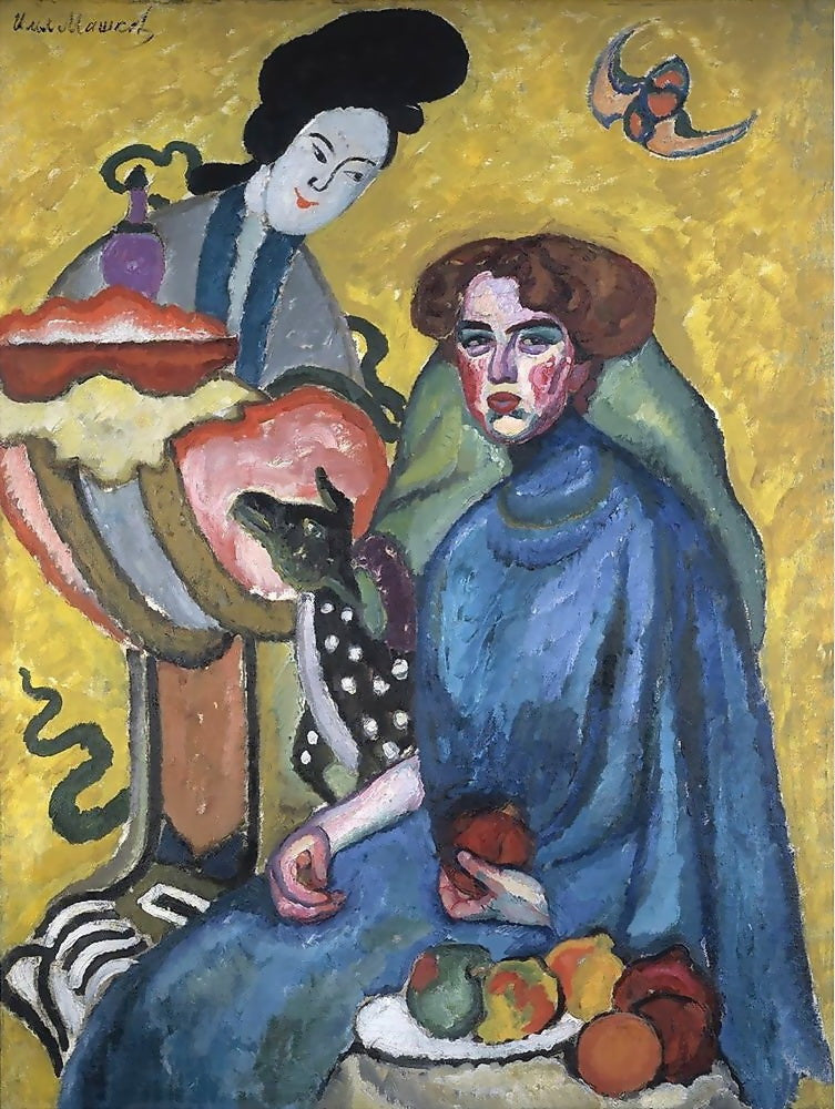 Portrait of Eugenia Kirkaldi by Ilya Mashkov,16x12(A3) Poster