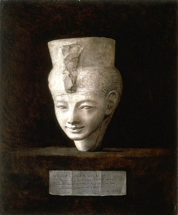 Head of the Queen of Egypt by Kenyon Cox,A3(16x12")Poster