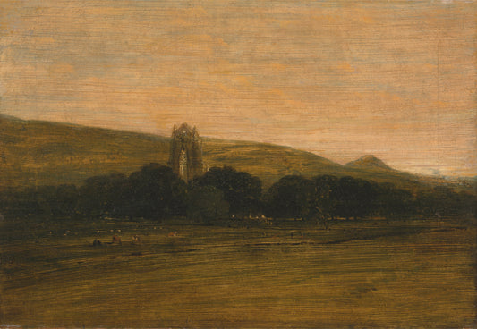 Guisborough Priory, vintage artwork by Thomas Girtin, 12x8" (A4) Poster