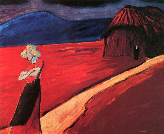 Tragic Mood by Marianne von Werefkin,A3(16x12")Poster