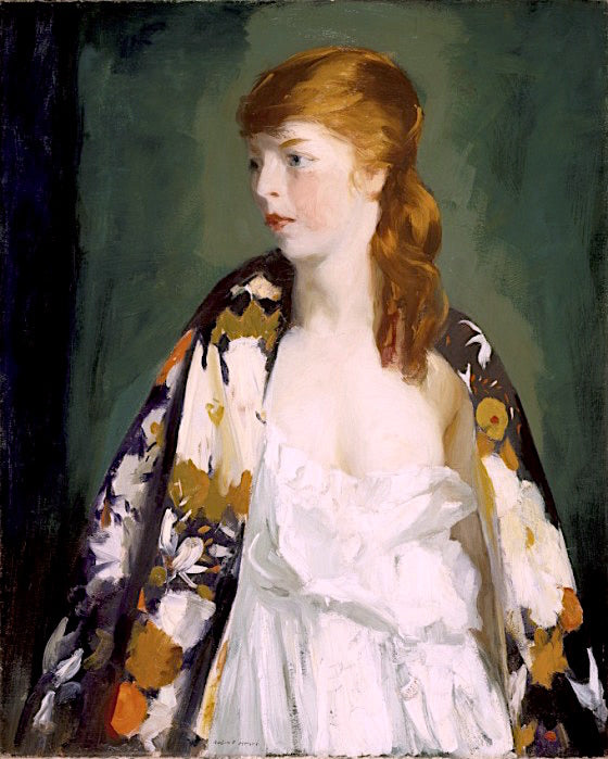 Edna, vintage artwork by Robert Henri, 12x8" (A4) Poster