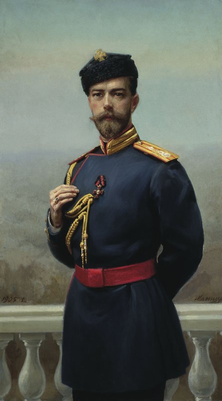 Emperor Nicholas II, vintage artwork by Heinrich Maniser, 12x8" (A4) Poster