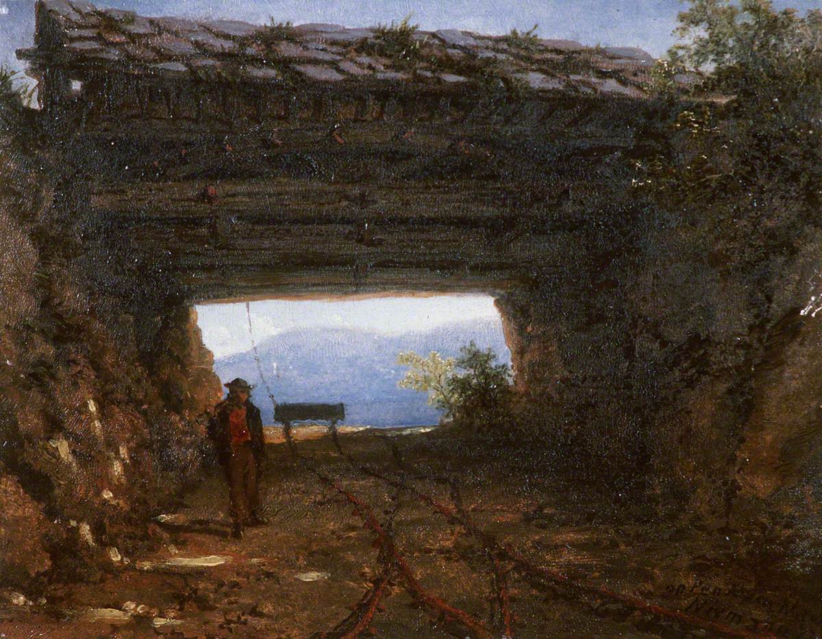 On Penmaenmawr, vintage artwork by Edmund John Niemann, A3 (16x12") Poster Print