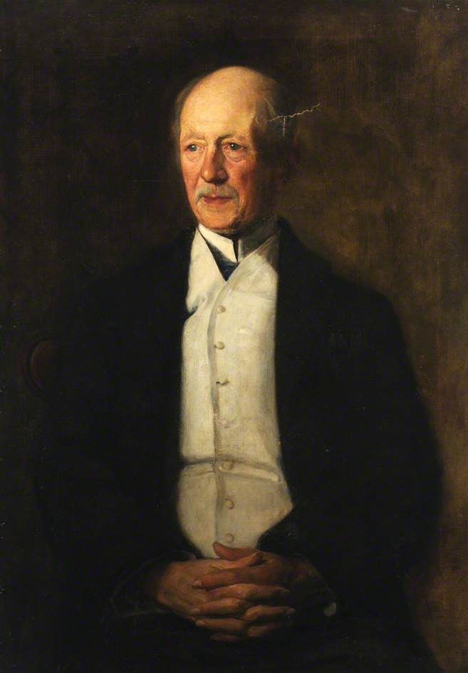Charles Samuel Burton, Esq., vintage artwork by William Frederick Yeames, 12x8" (A4) Poster