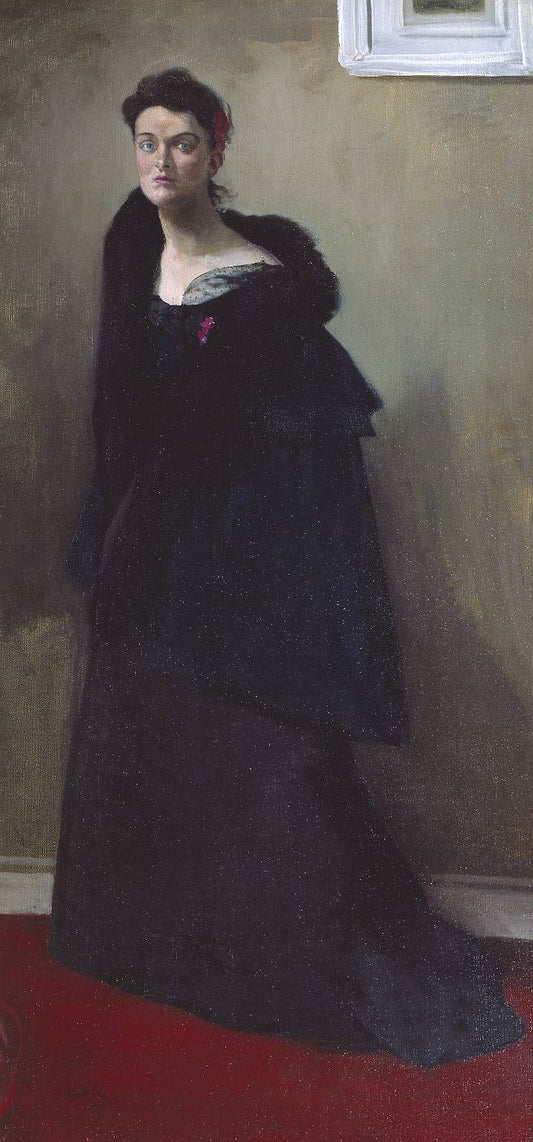 Miss Edith Lockyer Williams, vintage artwork by Sir William Rothenstein, 12x8" (A4) Poster