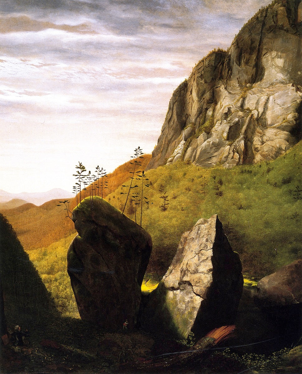 The Great Adirondack Pass, Painter on the Spot, vintage artwork by Charles Cromwell Ingham, A3 (16x12") Poster Print
