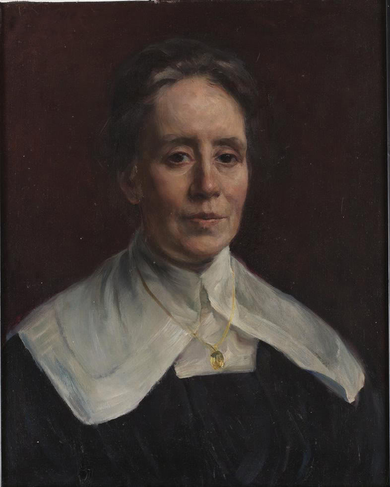 Painting of Fanny Brate, vintage artwork by Hildegard Thorell, 12x8" (A4) Poster