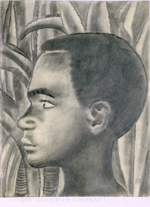 Portrait of  Youth (Agrigento, Sicily) by Anita Rée,16x12(A3) Poster