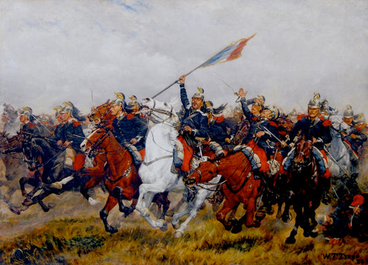 The Color Guard, vintage artwork by William Trego, 12x8" (A4) Poster